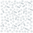 Seamless nuts and bolts