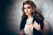Portrait of pretty young woman