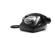 vintage telephone isolated