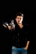 Photo: Cool man with electric guitar Cool man with electric guitar