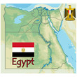 egypt africa map flag emblem