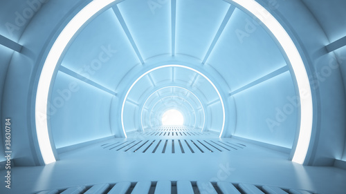 Photo: Sci-fi corridor Sci-fi corridor