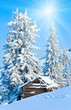 winter mountain landscape