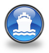 Glossy Ship Transportation Button