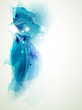Abstract  blue  elements for design