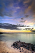Crépuscule sur littoral réunionnais Crépuscule sur littoral réunionnais