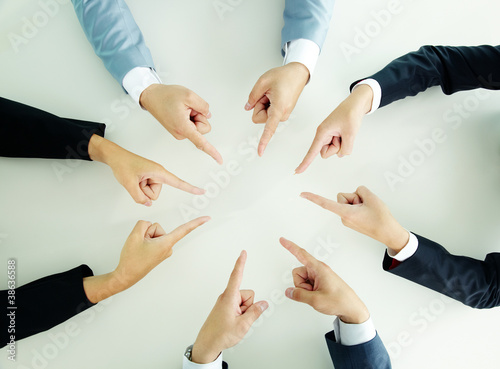 Photo: Pointing hands Pointing hands