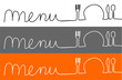menu, speisekarte kopf