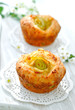 Zucchini-cheese muffins