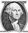 Portrait of president George Washington.