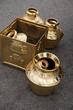 gold house utensils
