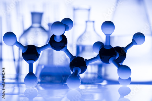 Photo: Chemistry equipment, laboratory glassware Chemistry equipment, laboratory glassware