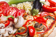 pizza with mushrooms