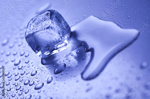 Photo: Ice, and cube Ice, and cube