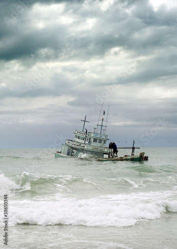 Photo: Wrecked ship Wrecked ship