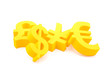 Symbols of currency