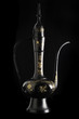 Photo: Oriental Jug with Decorative Floral Pattern on Black Background Oriental Jug with Decorative Floral Pattern on Black Background