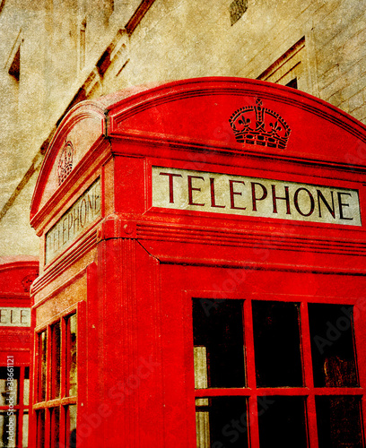 Photo: old phone box photo old phone box photo