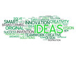 "IDEAS" Tag Cloud (innovation problem solving smart solutions)