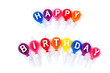 colorful candles happy birthday colorful candles happy birthday