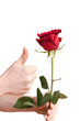 Daumen hoch fuer die Liebe