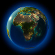 Earth at night