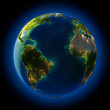 Earth at night