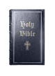 Foto: Old leather holy bible isolated on white background Old leather holy bible isolated on white background