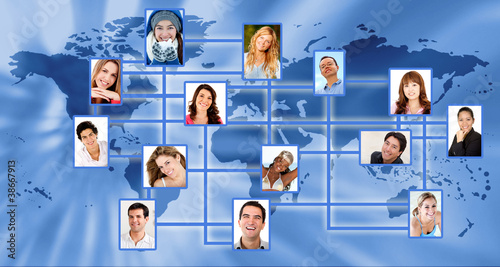 Photo: Global network Global network