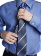 adjusting neck tie