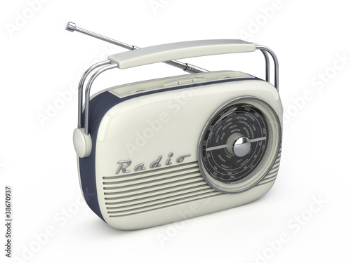 Illustration: Retro radio Retro radio