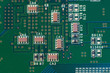 PCB board with electronic parts