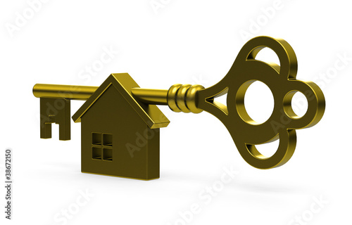 Illustration: Der Immobilienschlüssel Der Immobilienschlüssel