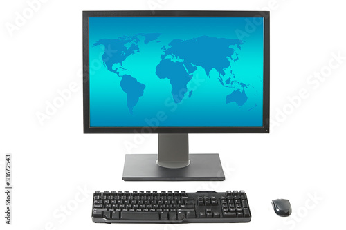 Foto: Computer isolated Computer isolated