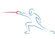 Vector: fencing fencing