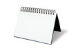 Illustration: blank spiral notepad with exact clipping path blank spiral notepad with exact clipping path