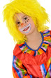 Kleines Mädchen im Clown-Kostüm Kleines Mädchen im Clown-Kostüm