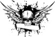 skull with wings 2