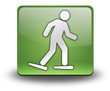 Green 3D Effect Icon "Snowshoeing"