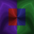 Buntes Quadrat