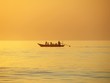 Sunset with Fishing boat
