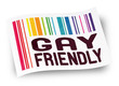 Etiquette "Gay friendly"