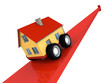 House climbing upwards