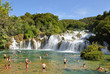 Baignade sous les cascades de Krka Baignade sous les cascades de Krka