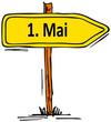 1. Mai (erster Mai) - Feiertag