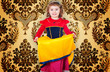 Bambina con vestito di carnevale