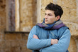 Young stylish man portrait.