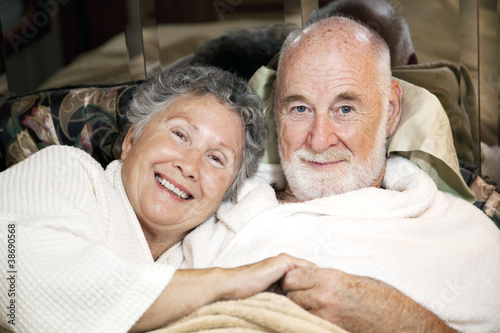 Photo: Senior Couple in Bed Senior Couple in Bed