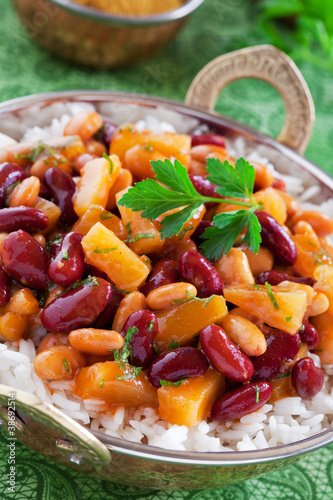 Photo: Beans and pineapples curry Beans and pineapples curry