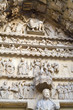 decoration of  Notre Dame Cathedral in Reims, France